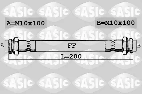 спирачен маркуч SASIC 6600034