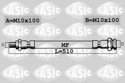 спирачен маркуч SASIC 6600049