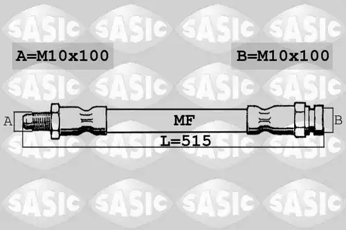 спирачен маркуч SASIC 6600055