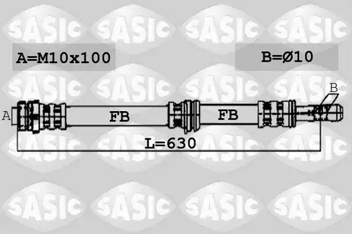 спирачен маркуч SASIC 6600059