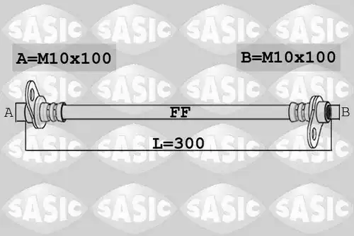 спирачен маркуч SASIC 6600062