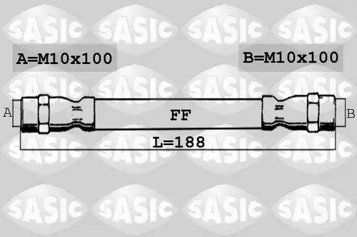 спирачен маркуч SASIC 6604002