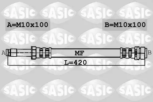 спирачен маркуч SASIC 6606003