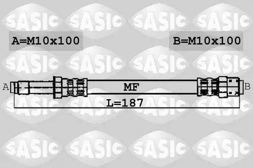 спирачен маркуч SASIC 6606006