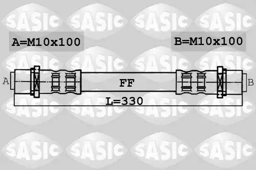 спирачен маркуч SASIC 6606008