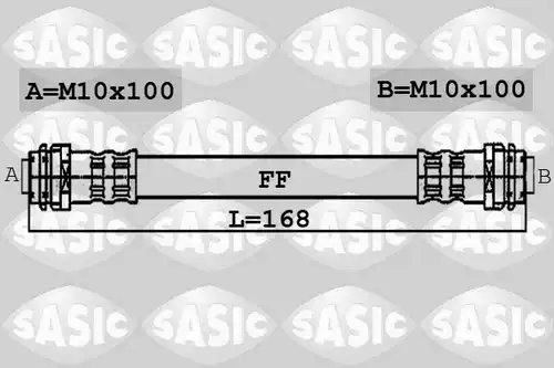 спирачен маркуч SASIC 6606010