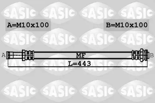 спирачен маркуч SASIC 6606011
