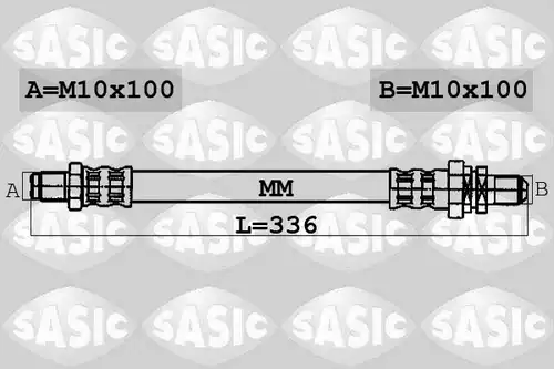 спирачен маркуч SASIC 6606029
