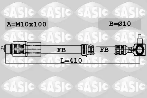 спирачен маркуч SASIC 6606044