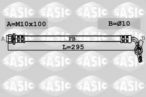 спирачен маркуч SASIC 6606058