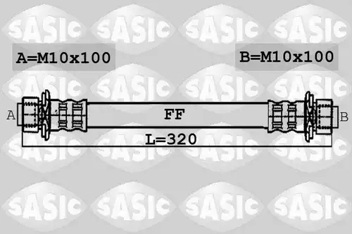 спирачен маркуч SASIC 6606059