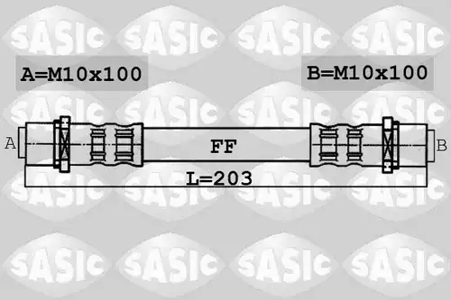 спирачен маркуч SASIC 6606060