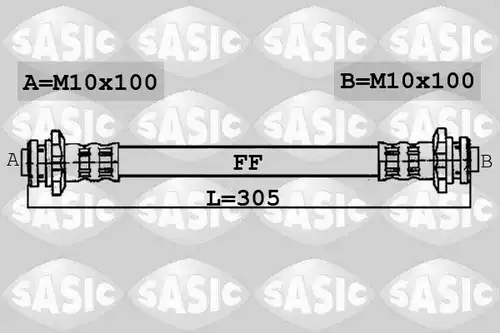 спирачен маркуч SASIC 6606066