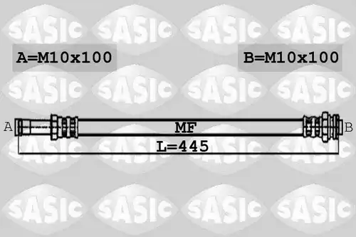 спирачен маркуч SASIC 6606067