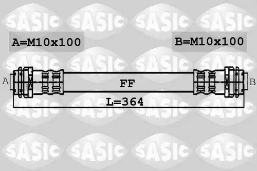 спирачен маркуч SASIC 6606072