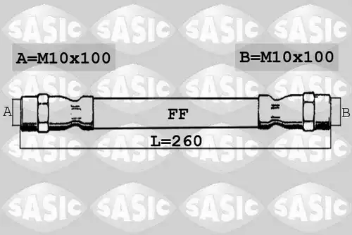 спирачен маркуч SASIC 6606100