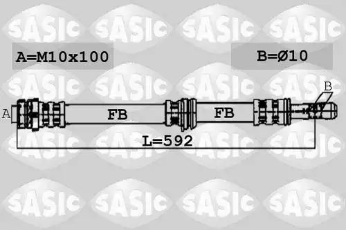спирачен маркуч SASIC 6606103