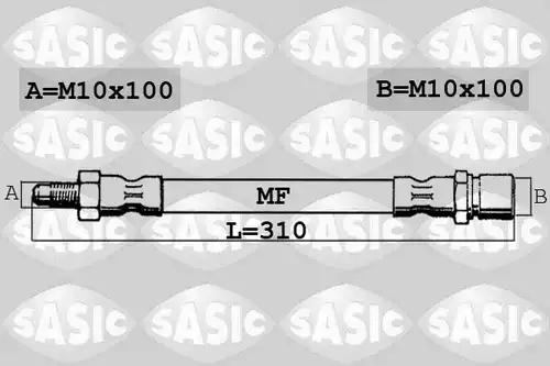 спирачен маркуч SASIC 6606124
