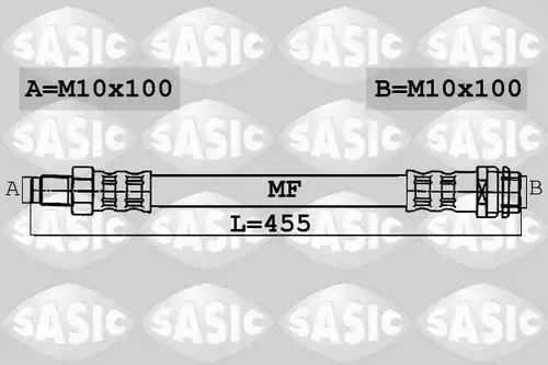 спирачен маркуч SASIC 6606132