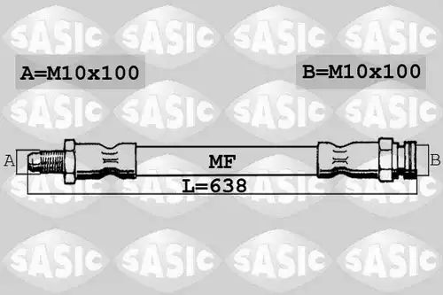 спирачен маркуч SASIC 6606179