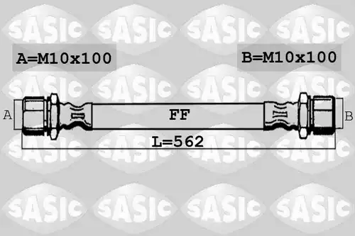 спирачен маркуч SASIC 6606203