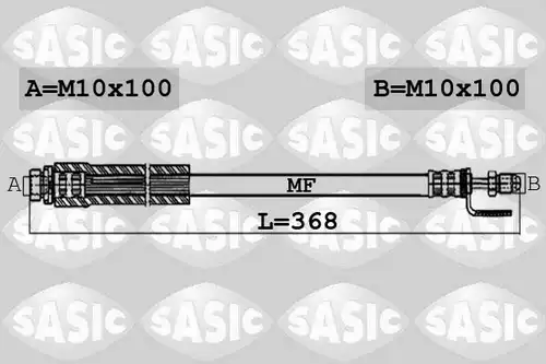 спирачен маркуч SASIC 6606213