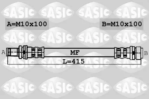 спирачен маркуч SASIC 6606218