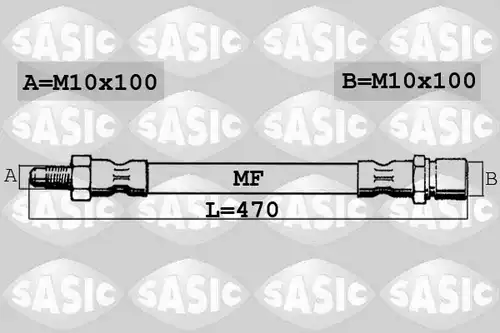 спирачен маркуч SASIC 6606223