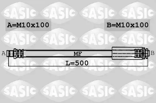 спирачен маркуч SASIC 6606224