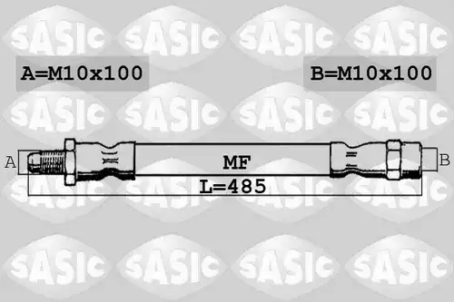 спирачен маркуч SASIC 6606261