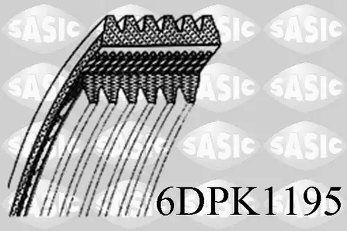 пистов ремък SASIC 6DPK1195