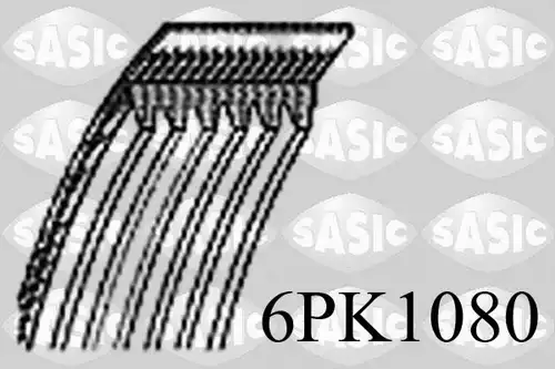 пистов ремък SASIC 6PK1080