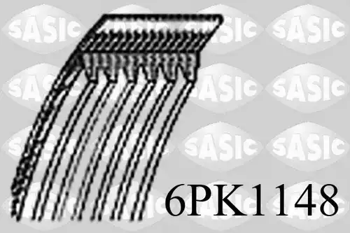 пистов ремък SASIC 6PK1148