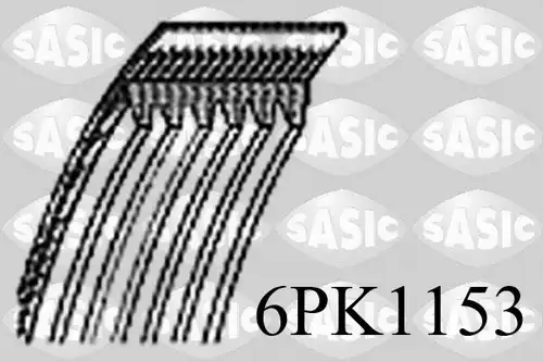 пистов ремък SASIC 6PK1153