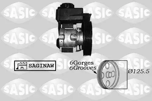 хидравлична помпа, кормилно управление SASIC 7070015
