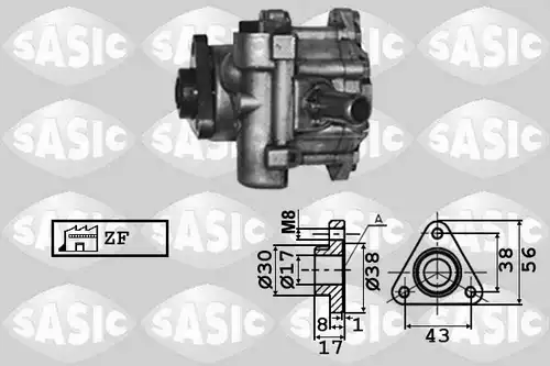 хидравлична помпа, кормилно управление SASIC 7076001