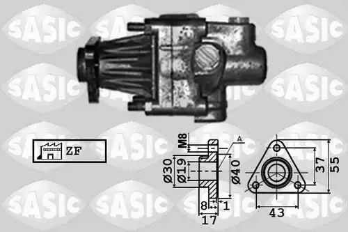 хидравлична помпа, кормилно управление SASIC 7076011