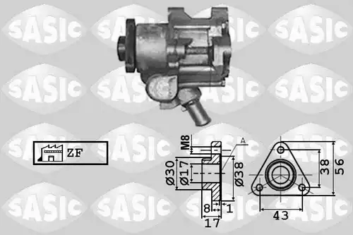 хидравлична помпа, кормилно управление SASIC 7076022