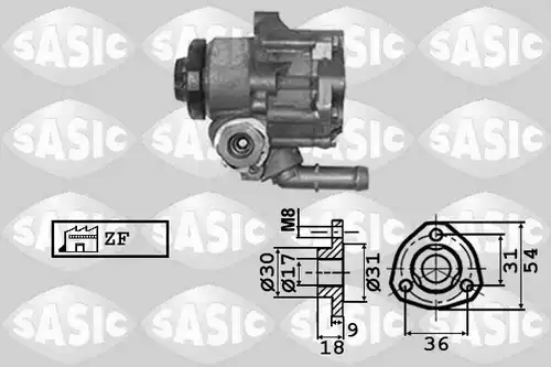 хидравлична помпа, кормилно управление SASIC 7076024