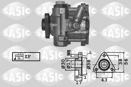 хидравлична помпа, кормилно управление SASIC 7076025