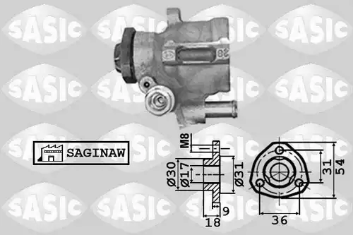 хидравлична помпа, кормилно управление SASIC 7076028