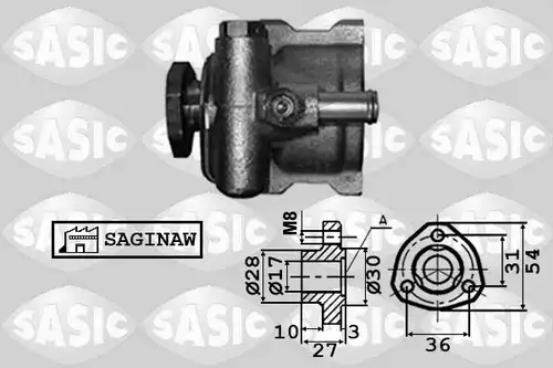 хидравлична помпа, кормилно управление SASIC 7076029