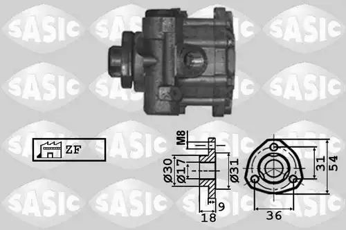 хидравлична помпа, кормилно управление SASIC 7076031