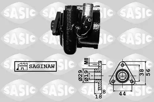хидравлична помпа, кормилно управление SASIC 7076045