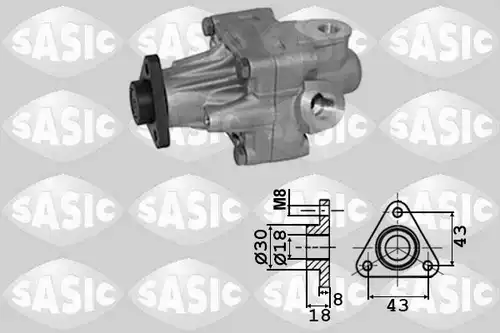 хидравлична помпа, кормилно управление SASIC 7076064