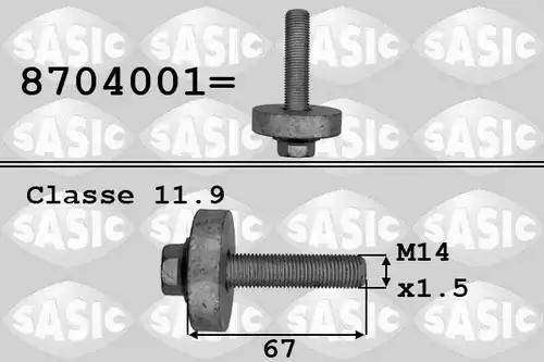 болт на ремъчна шайба SASIC 8704001