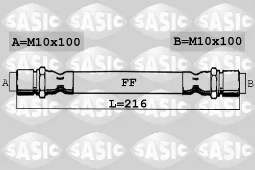 спирачен маркуч SASIC SBH0135