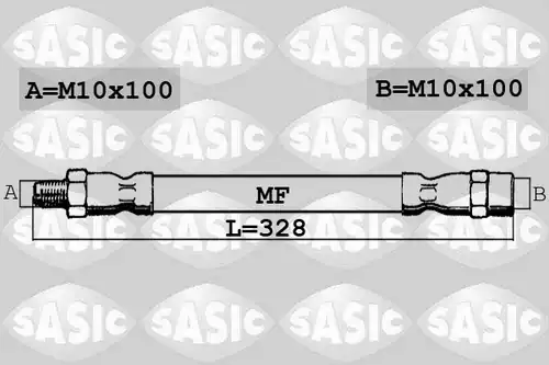 спирачен маркуч SASIC SBH6283