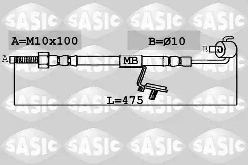 спирачен маркуч SASIC SBH6320