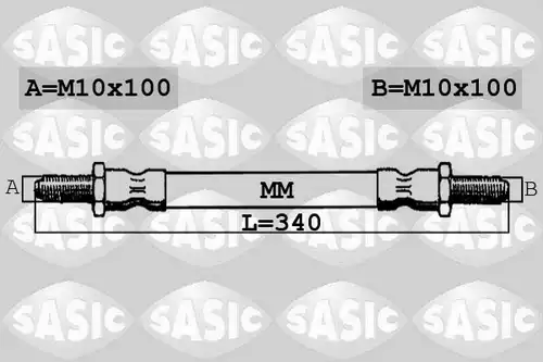 спирачен маркуч SASIC SBH6334